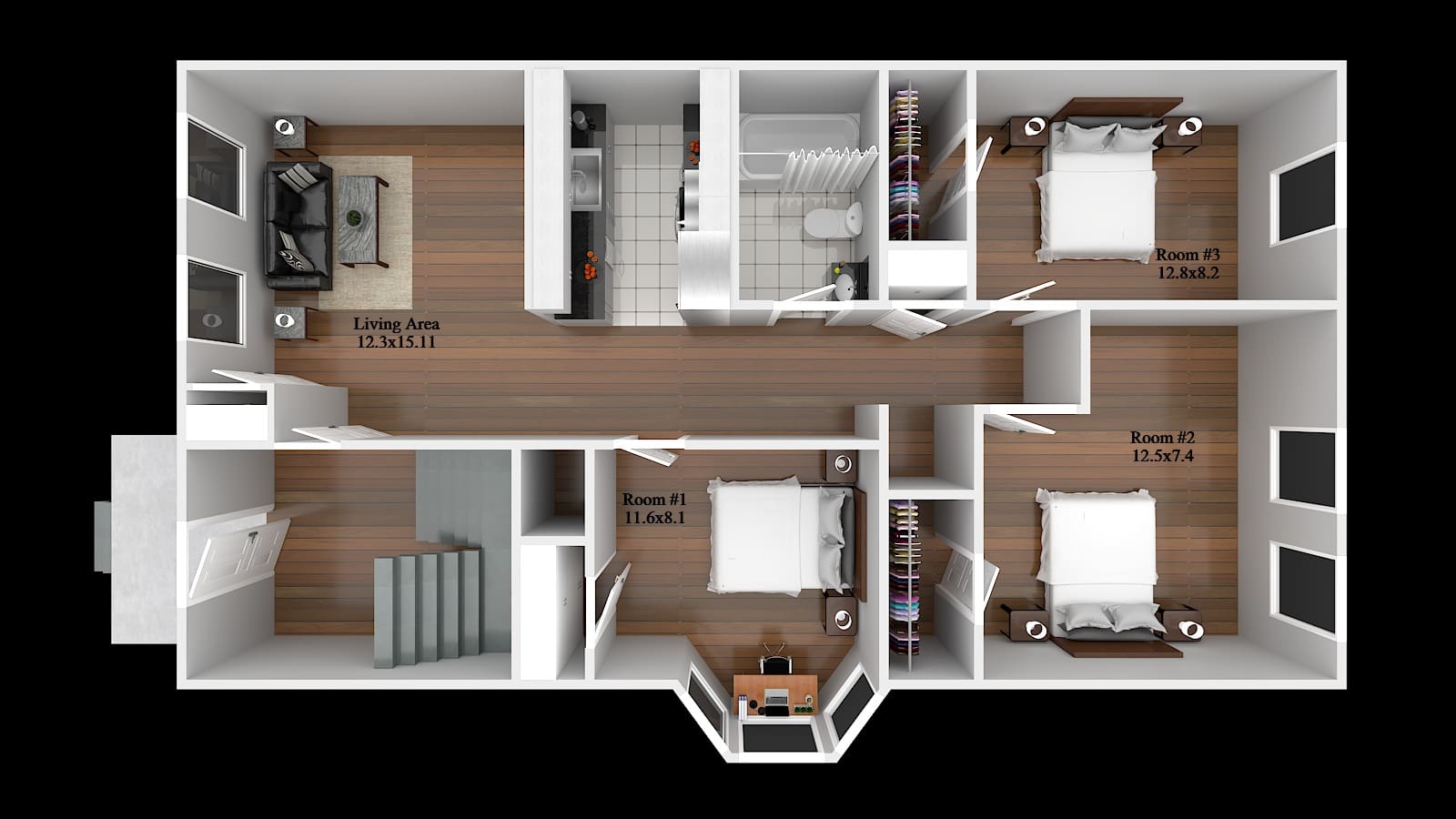 205 Columbus Ave Apartment 1